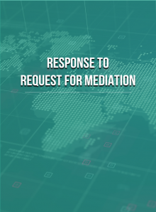 Response to Request for Mediation